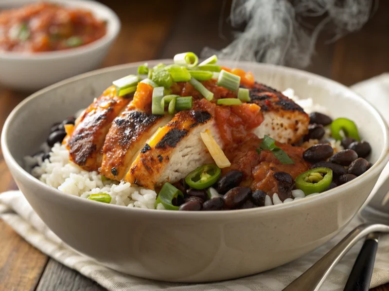 The Loaded Cantina Chicken Bowl